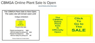 plant sale open
